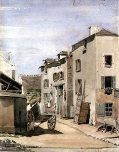 Widok na miasto Clamart, Francja autorstwa French School