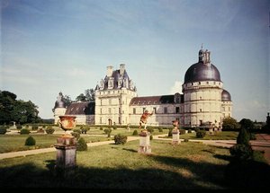 Widok elewacji wschodniej, budowa rozpoczęta w 1540 autorstwa French School