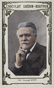 Vincent dIndy (kolorowe zdjęcie) autorstwa French School