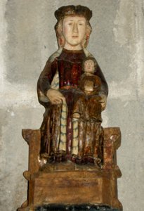 Dziewica z Dzieciątkiem (drewno)
