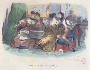 Masz to, najlepsza z republik, Karykatura Rewolucji 1848 r. autorstwa French School