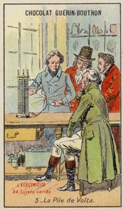 Bateria Volty (chromolitho) autorstwa French School