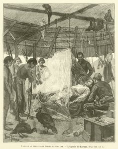 Podróż do indyjskiego terytorium Gujany (grafika) autorstwa French School