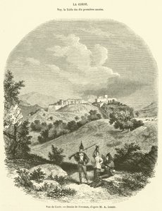 Widok Corte (grawerowanie) autorstwa French School