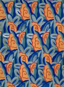 Projekt tapety: Maison Gaillard, wyd. 1930. autorstwa French School
