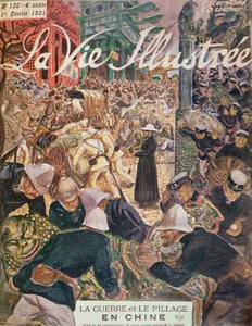 Wojna i grabież w Chinach, z La Vie Illustre, 1 lutego 1901 r. autorstwa French School