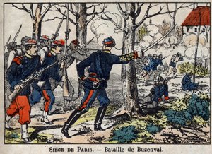 Wojna 1870 między Francją a Prusami: Bitwa pod Buzenval w regionie paryskim 19.01.2017. autorstwa French School