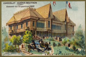 Wody i lasy (chromolitho) autorstwa French School