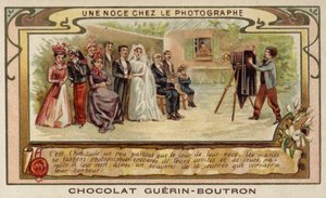 Wesele u fotografa (chromolitho) autorstwa French School