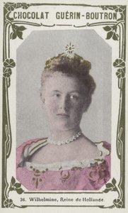 Wilhelmine, Reine de Hollande (kolorowe zdjęcie) autorstwa French School