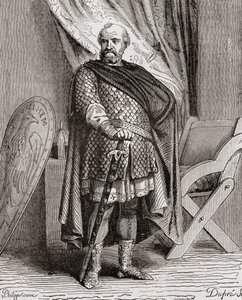 Wilhelm I, z Historii Francji, c.1880 autorstwa French School