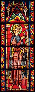 Okno przedstawiające proroka Abdiasza, ok. 1270-75 autorstwa French School