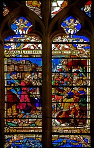 Fenster w119, Joseph vor dem Pharao