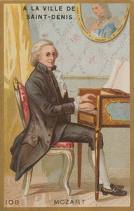 Wolfgang Amadeus Mozart, XVIII-wieczny austriacki kompozytor muzyki klasycznej autorstwa French School