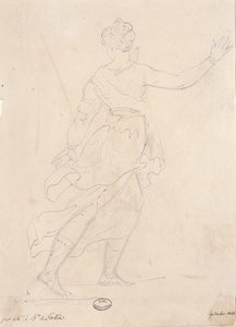 Kobieta z tyłu, 1813 autorstwa French School