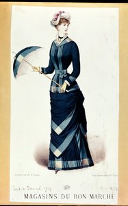 Kobieta z parasolem, z Le Bon Marché, 1879