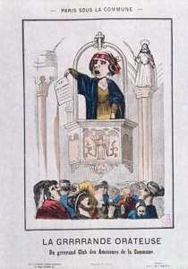 Klub Kobiet w okresie komuny, 1871 autorstwa French School
