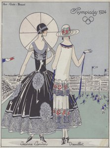 Moda damska na Igrzyskach Olimpijskich w 1924 roku autorstwa projektantów Jeanne Lanvin i Georges