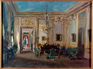Gabinet pracy Impress Eugenie obraz Świętej Chmury z XIX wieku. Paryż, sztuka dekoracyjna autorstwa French School