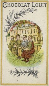 Pisanie dla niewidomych, 1830 autorstwa French School