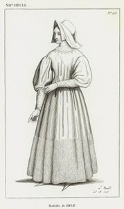 XII wiek, Mabille de Riez (rycina) autorstwa French School