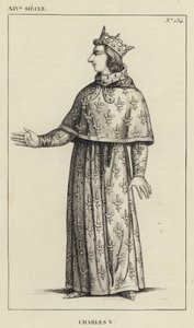 XIV Siecle, Karol V (rycina) autorstwa French School
