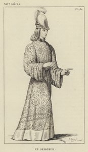 XIV wiek, Pan (rycina) autorstwa French School