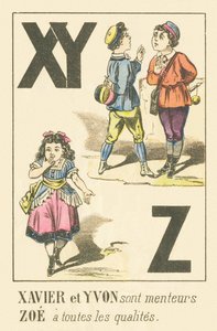 X Y Z: Xavier i Yvon są kłamcami Zoe ma wszystkie cechy autorstwa French School