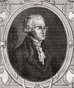 Młody Robespierre, z „Histoire de la Revolution Francaise” Louisa Blanca (1811-82) autorstwa French School