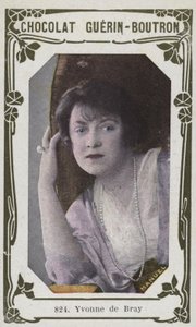 Yvonne de Bray (kolorowe zdjęcie) autorstwa French School
