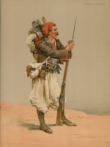 Zouave jako Strażnik autorstwa French School