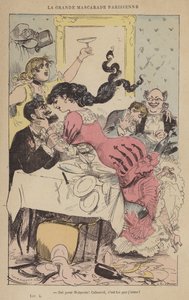 Cholera dla Matassina! Cabassol, to ciebie kocham! (kolorowy grawer) autorstwa French School