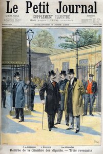 ponowne otwarcie izby poselskiej, ilustracja w „Le Petit Journal” 5 czerwca autorstwa French School