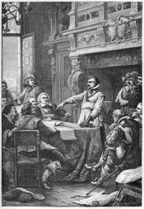 Przysięga Jeana Guitona (1585-1654) udzielona Hotelowi de Ville 2 maja autorstwa French School