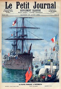 flota francuska w Portsmouth: okręt flagowy „Marengo”, torpeda l