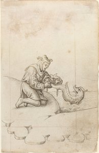 „Wiążysz delfina za ogon” [fot. 17 odbytu] autorstwa French early 16th Century