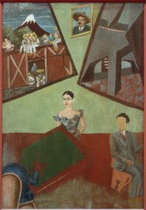 Pancho Villa i Adelita autorstwa Frida Kahlo