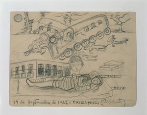 Wypadek autorstwa Frida Kahlo
