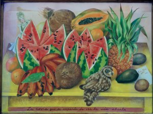 Panna młoda jest przerażona otwartym życiem autorstwa Frida Kahlo