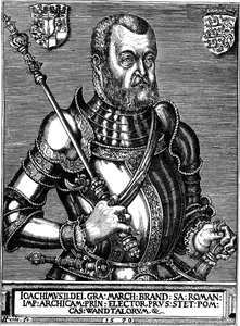 Portret Joachima II Hektora 1505-1571, elektora brandenburskiego, 1570 autorstwa Friderich