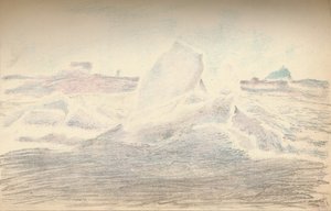 Lód w pobliżu Fram, 4 lipca 1894, 1897 autorstwa Fridtjof Nansen