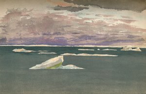 Off the Edge of the Ice - Nadciągająca burza, 14 września 1893, 1897 autorstwa Fridtjof Nansen