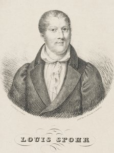 Portret Louisa Spohra 1784-1859, c. 1830-1840. autorstwa Friedrich August Fricke