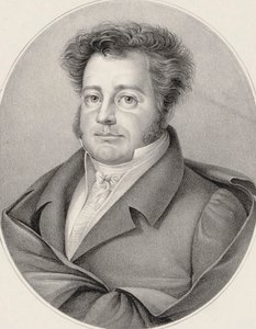 Portret kompozytora Heinricha Marschnera 1795-1861. autorstwa Friedrich August Fricke