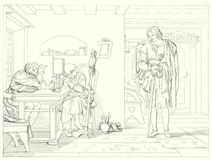 Ilustracja do Lied von der Glocke Schillera, czyli Pieśni o dzwonku (rycina) autorstwa Friedrich August Moritz Retzsch