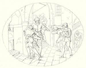 Ilustracja do Lied von der Glocke Schillera, czyli Pieśni dzwonów (rycina) autorstwa Friedrich August Moritz Retzsch