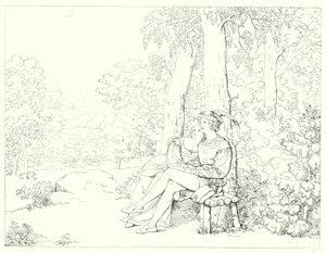 Ilustracja do Lied von der Glocke Schillera, czyli Pieśni dzwonów (rycina) autorstwa Friedrich August Moritz Retzsch