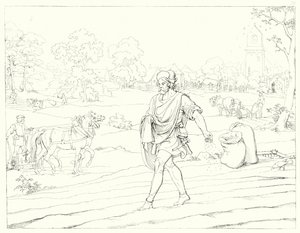 Ilustracja do Lied von der Glocke Schillera, czyli Pieśni dzwonów (rycina) autorstwa Friedrich August Moritz Retzsch