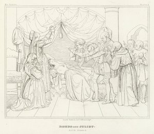 Romeo i Julia, akt IV, scena 5 (rycina)