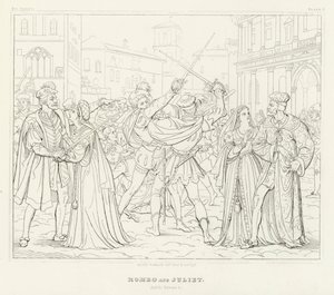 Romeo i Julia, akt I, scena 1 (rycina)